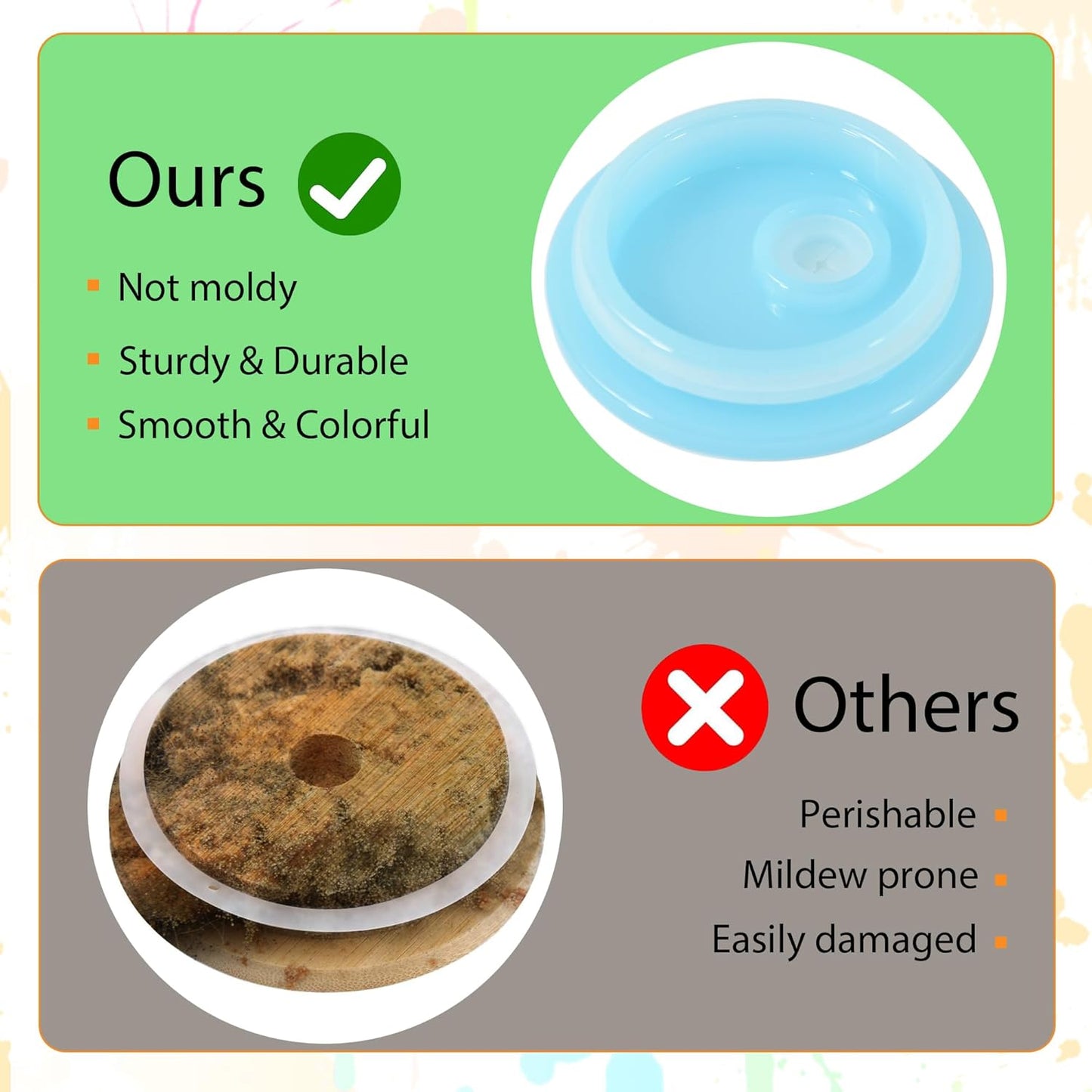 Colored Glass Can Lids with matching Straw