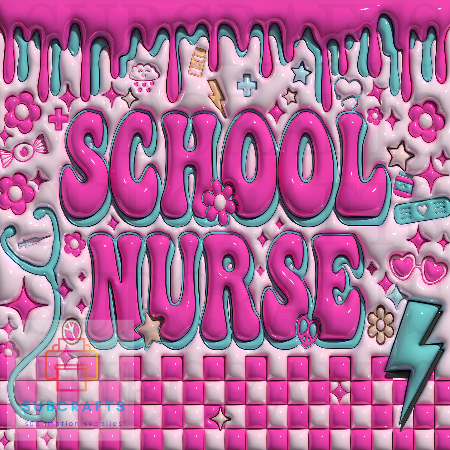 20oz transfers-HTV or Sublimation for the Nurse