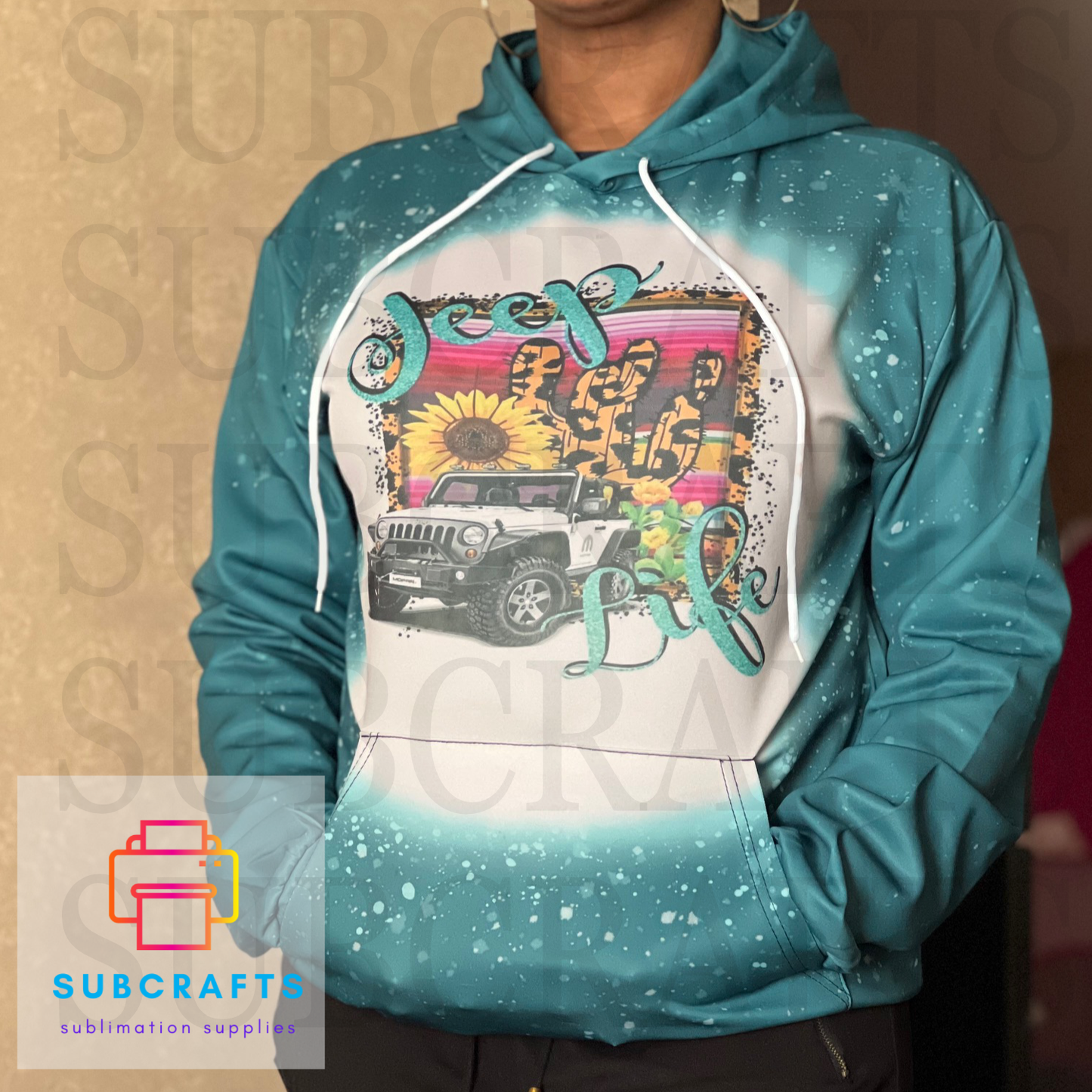 Faux Bleached Hoodies