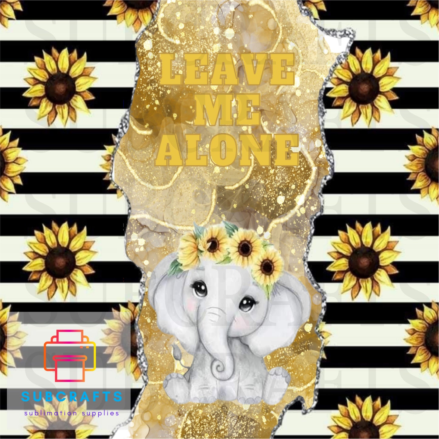 Sarcastic or Sweet Elephant  - Digital File