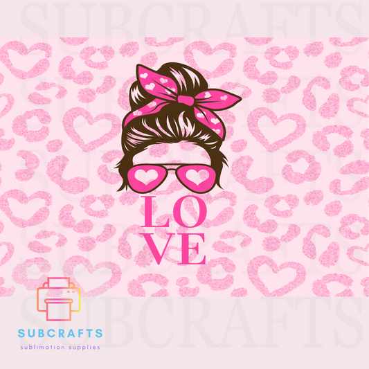 Love- Bun Woman Digital File