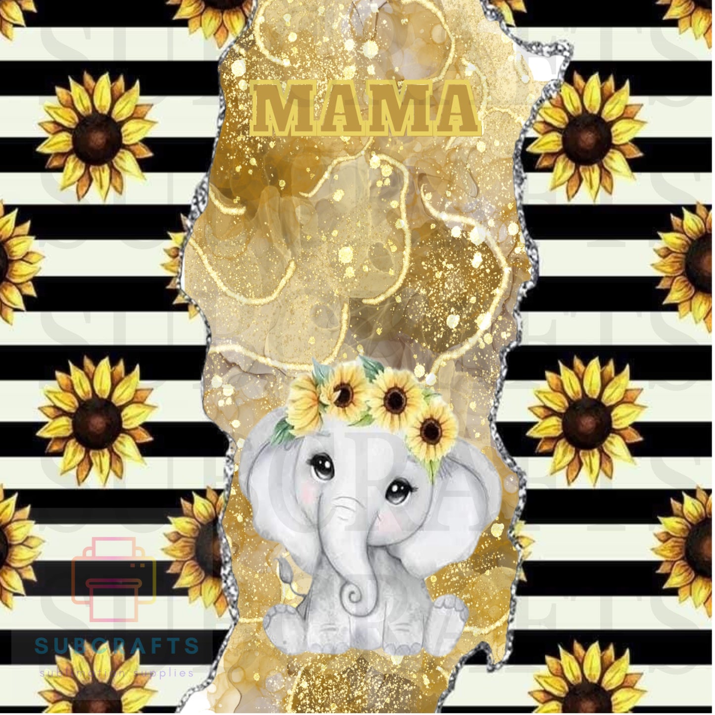 Sarcastic or Sweet Elephant  - Digital File