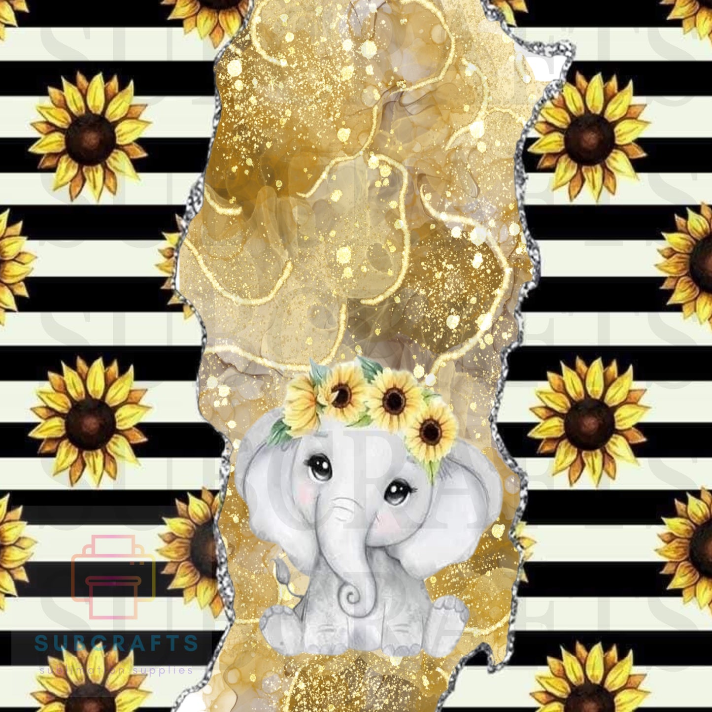 Sarcastic or Sweet Elephant  - Digital File