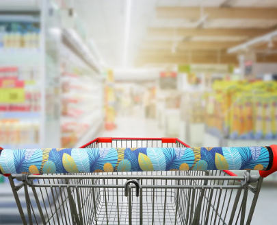 Sublimation shopping cart handle cover
