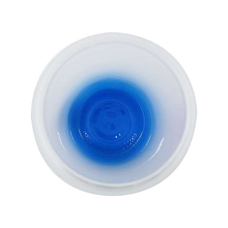 16oz Frosted Gradient Color Glass With Bamboo Lid And Straw