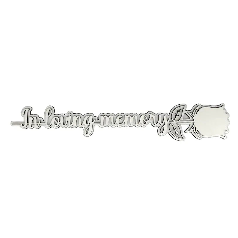 In Loving Memory Sublimation MDF Rose Blank