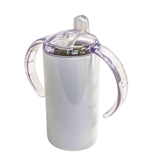 12 oz Straight Stainless Steel Sippy Cup/Tumbler